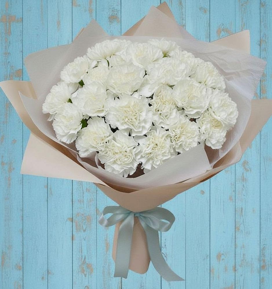 Букет цветов из: Гвоздики в Крестцах