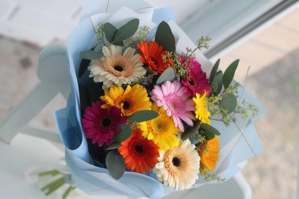 Букет цветов из: Герберы в Крестцах