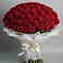 Букет 101 Красная роза Блэк Мэджик в Крестцах