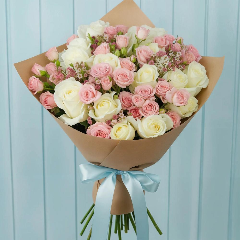 Букет цветов из: Розы в Крестцах