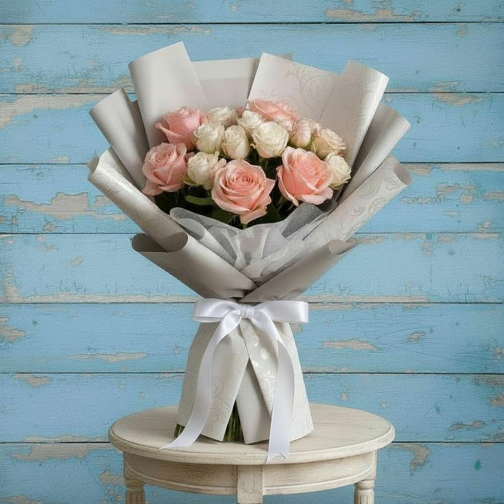 Букет цветов из: Розы в Крестцах