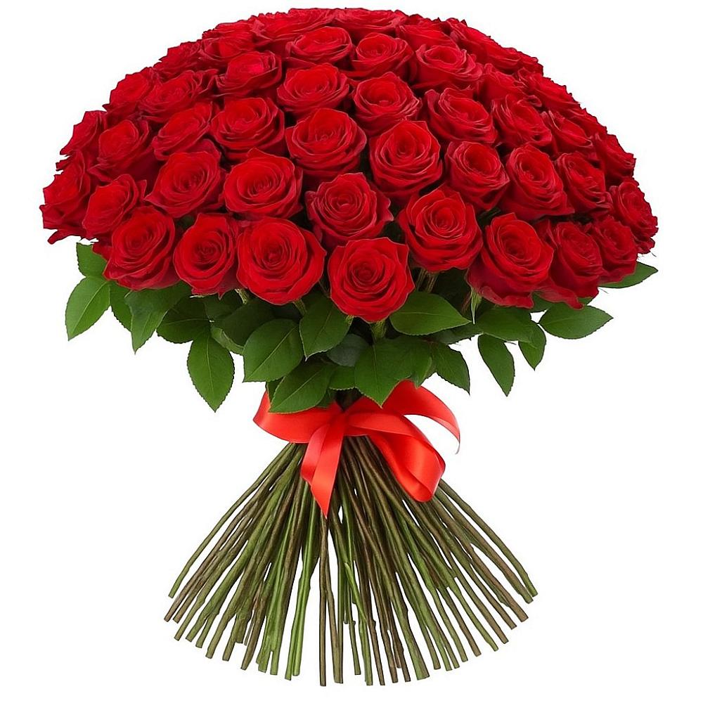 Букет Красные розы Блэк Меджик в Крестцах