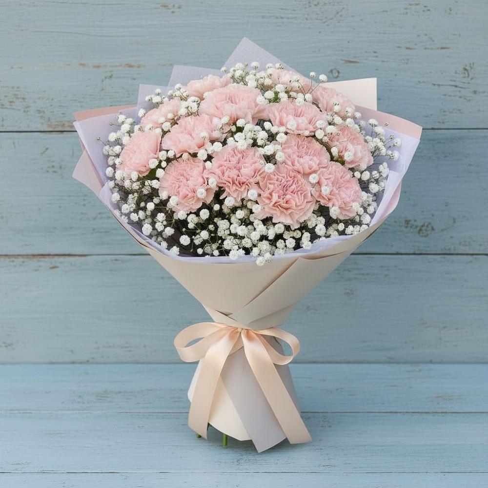 Букет цветов из: Гвоздики в Крестцах