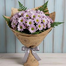 Букет соблазн в Крестцах Букет цветов из:  Хризантемы в Крестцах