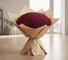Букет 101 Красная роза в Крестцах