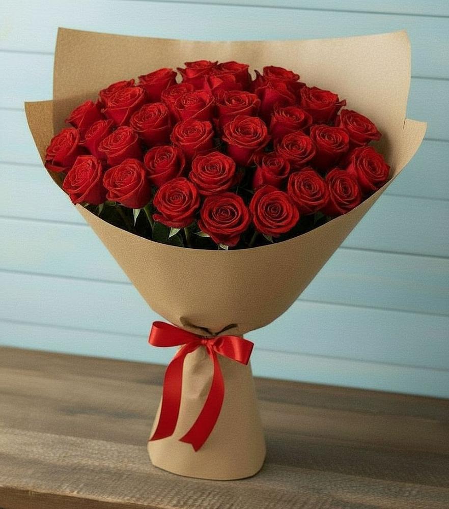 Букет Красные розы Милано в Крестцах