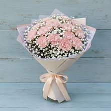 Букет цветов из:  Гвоздики в Крестцах