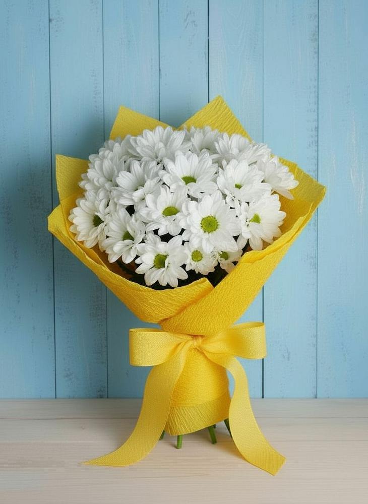 Букет цветов из: Хризантемы в Крестцах