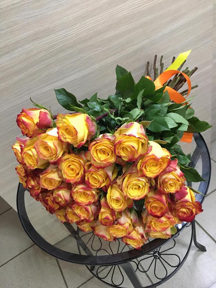 Букет Желтые розы в Крестцах