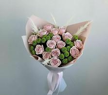 Букет цветов из:  Розы и Хризантемы в Крестцах
