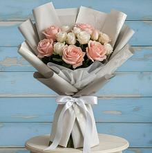 Букет цветов из:  Розы в Крестцах