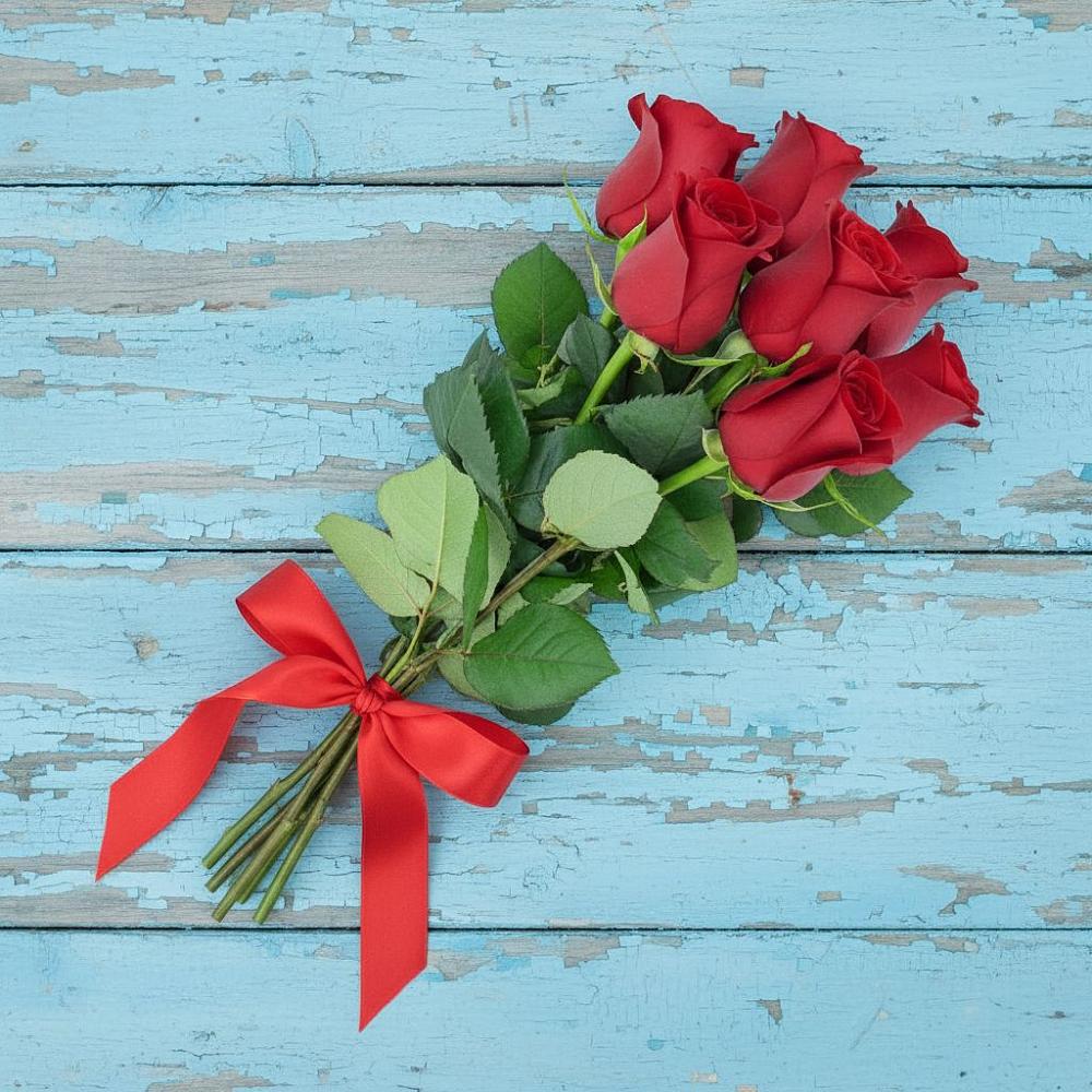 Букет Красные розы в Крестцах