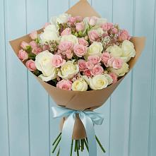 Букет цветов из:  Розы в Крестцах